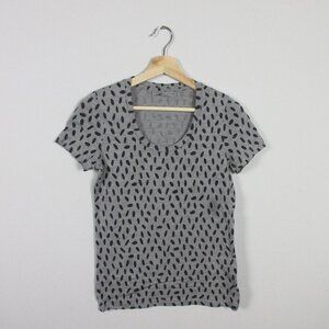 Icebreaker Tech Lite II Women 100% Wool Base Layer T Shirt Short Sleeve Gray XS